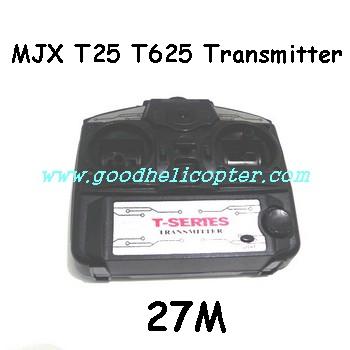 mjx-t-series-t25-t625 helicopter parts transmitter (27M)